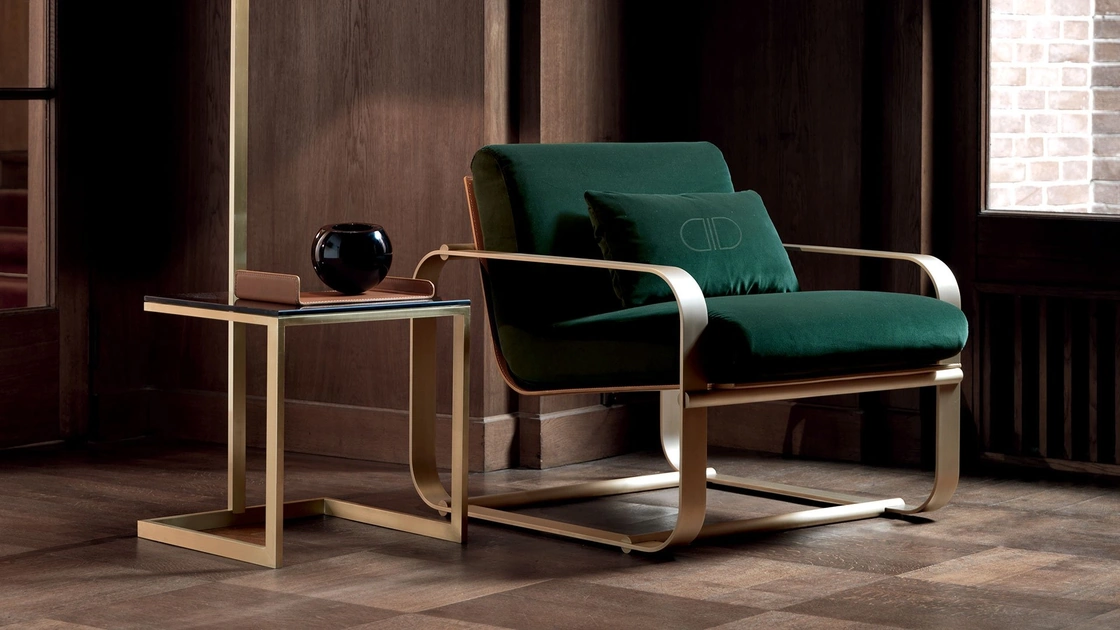 Poltrona in tessuto Giza di Daytona Home