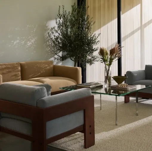Poltrona imbottita Bastiano Lounge Chair di Knoll