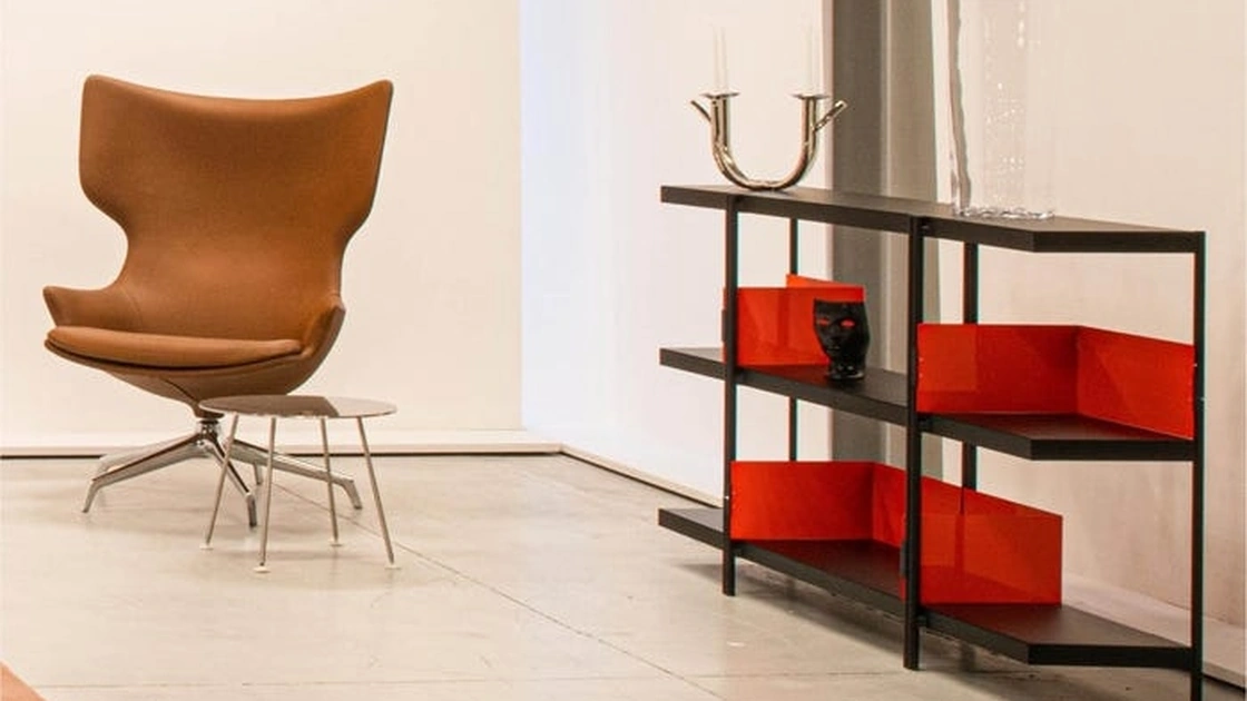 Poltrona in pelle Lou Speak di Driade