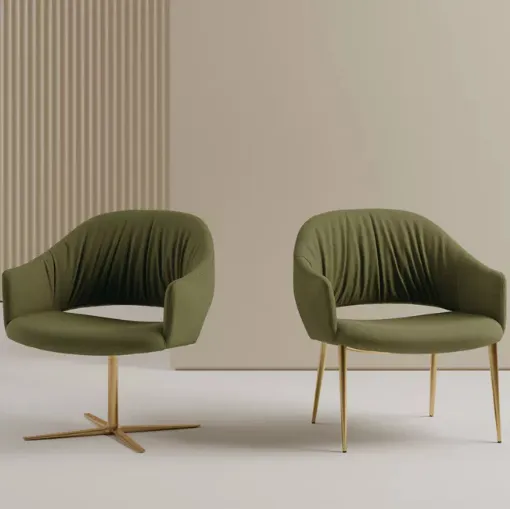 Poltroncina Nova in tessuto imbottito di Bontempi