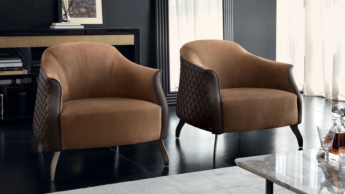 Poltrona imbottita Olimpia di Daytona Home