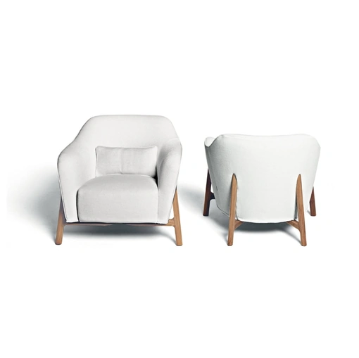 Poltrona moderna Pilotis di De Padova