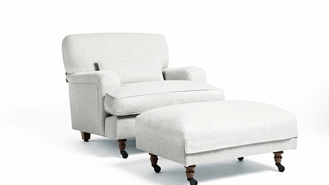 Poltrona in tessuto Raffles di De Padova