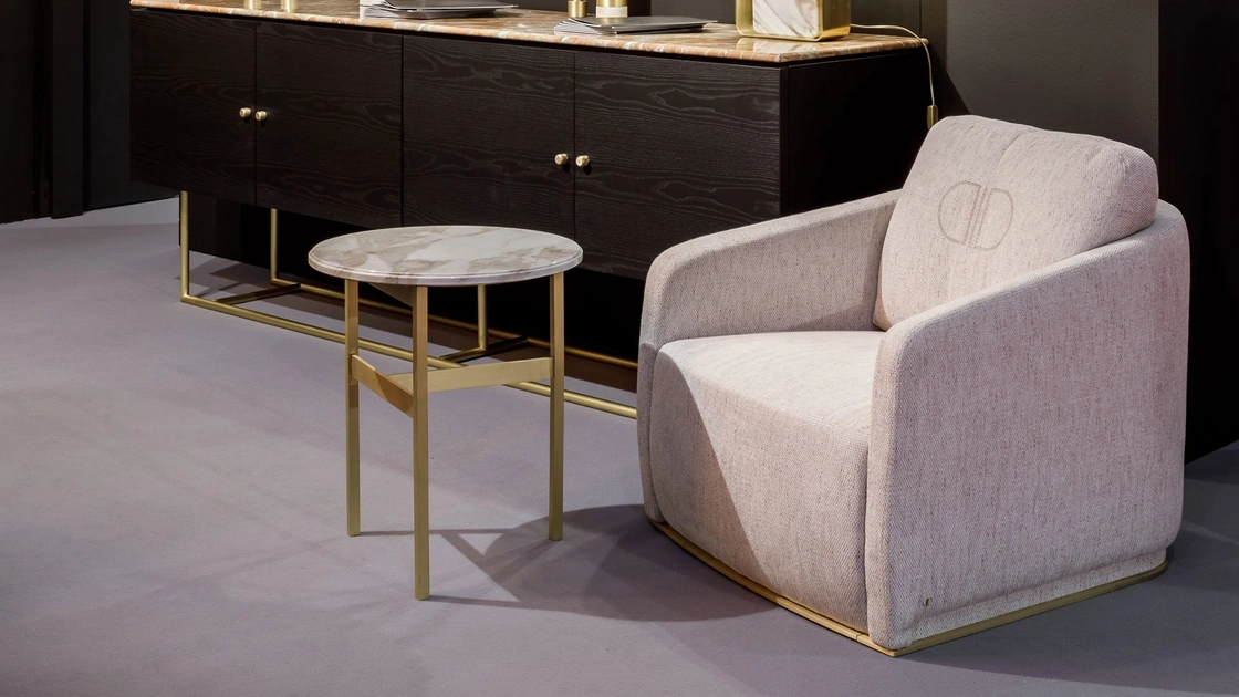 Poltrona in tessuto Reed di Daytona Home