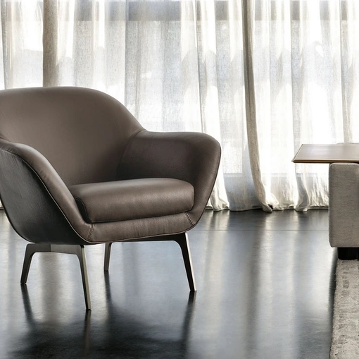 Poltrona in pelle Report di Daytona Home