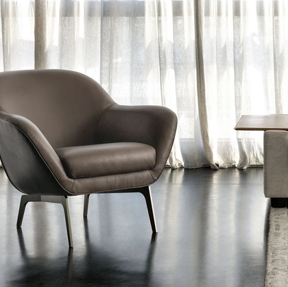 Poltrona in pelle Report di Daytona Home