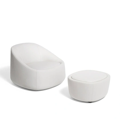 Poltroncina in pelle Ripamonti di De Padova