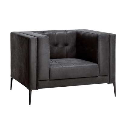 Poltrona in pelle Samarkanda di Daytona Home