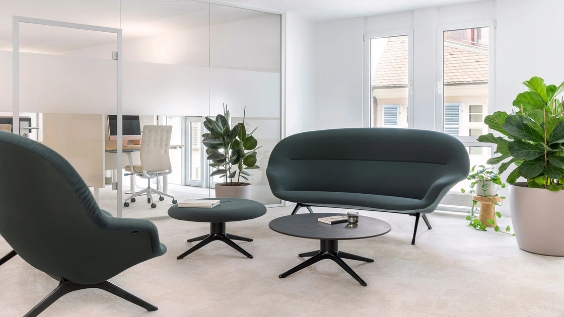Divano lineare Abalon Sofa di Vitra