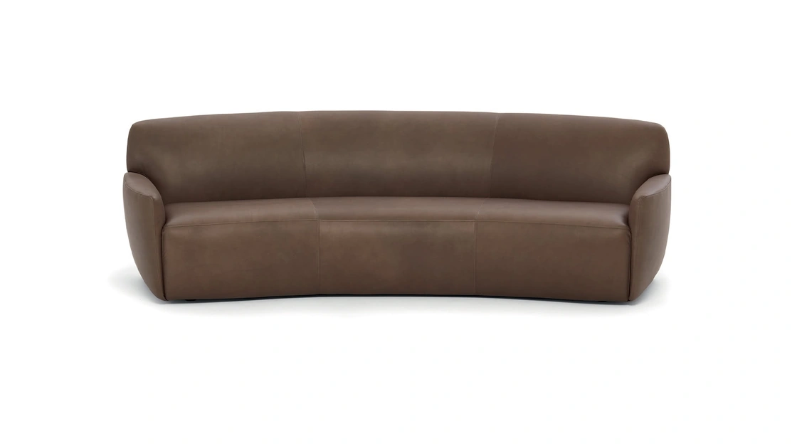 Divano lineare Ami in pelle di De Padova