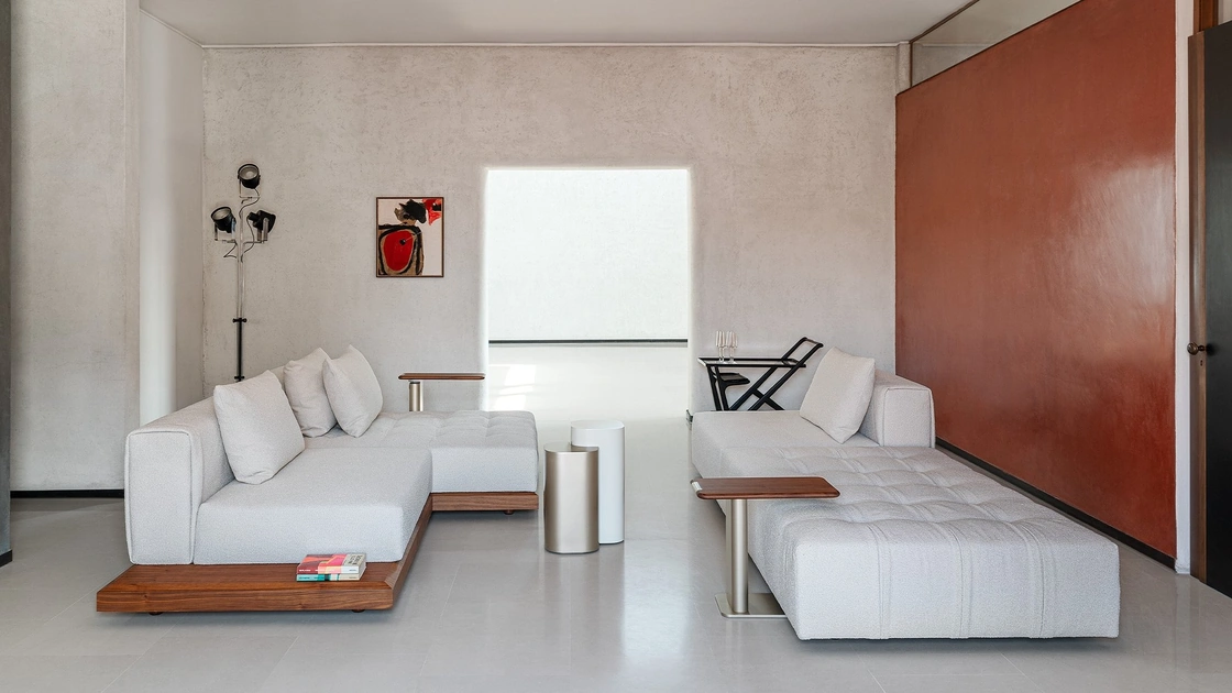 Divano con penisola Black Jack di Daytona Home