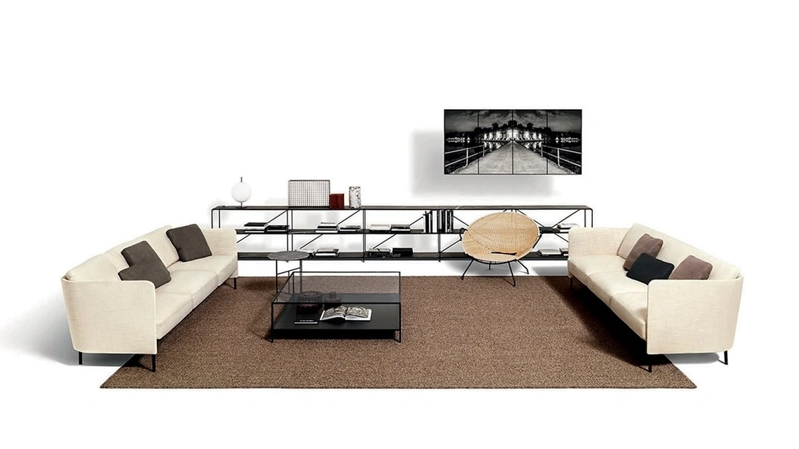 Divano lineare Blendy di De Padova