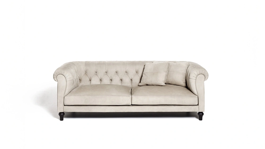 Divano in pelle Chesterfield Lounge di De Padova