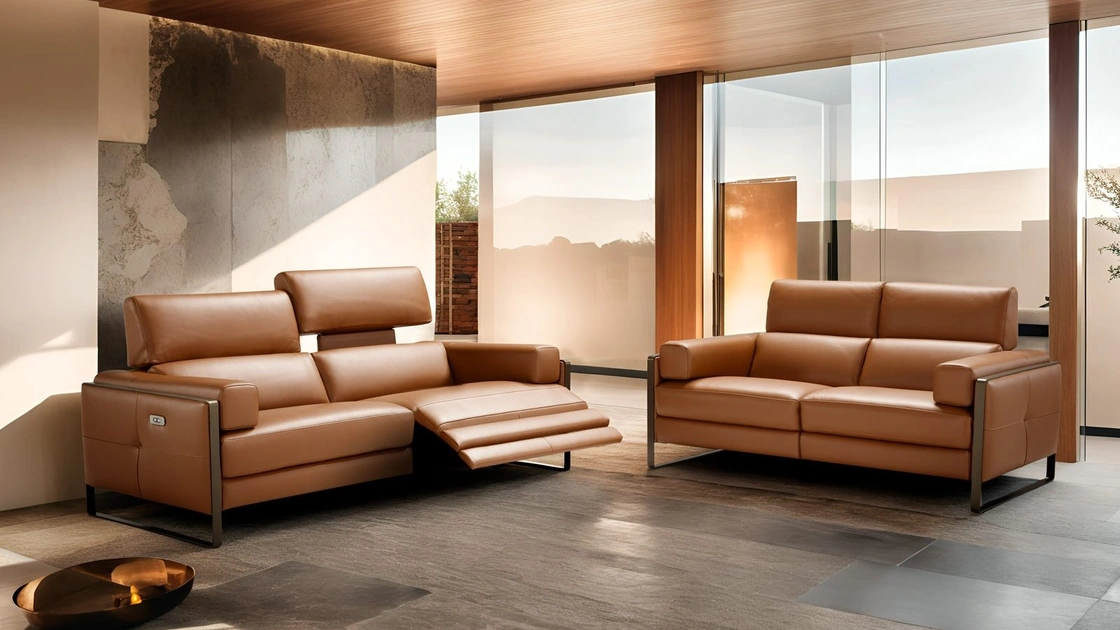 Divano relax lineare Daunia di Franco Ferri