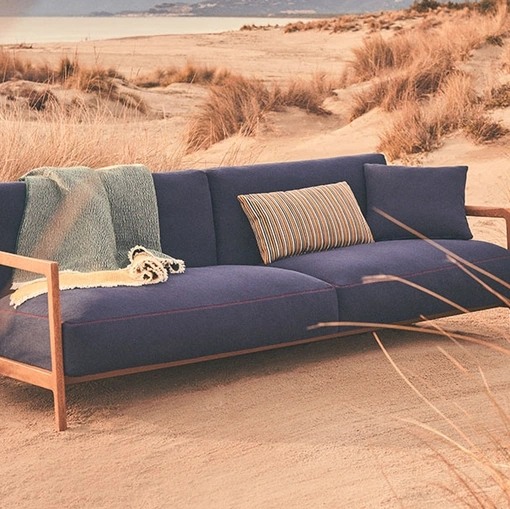 Divano imbottito Everyday Life Open Sofa di De Padova