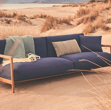 Divano imbottito Everyday Life Open Sofa di De Padova