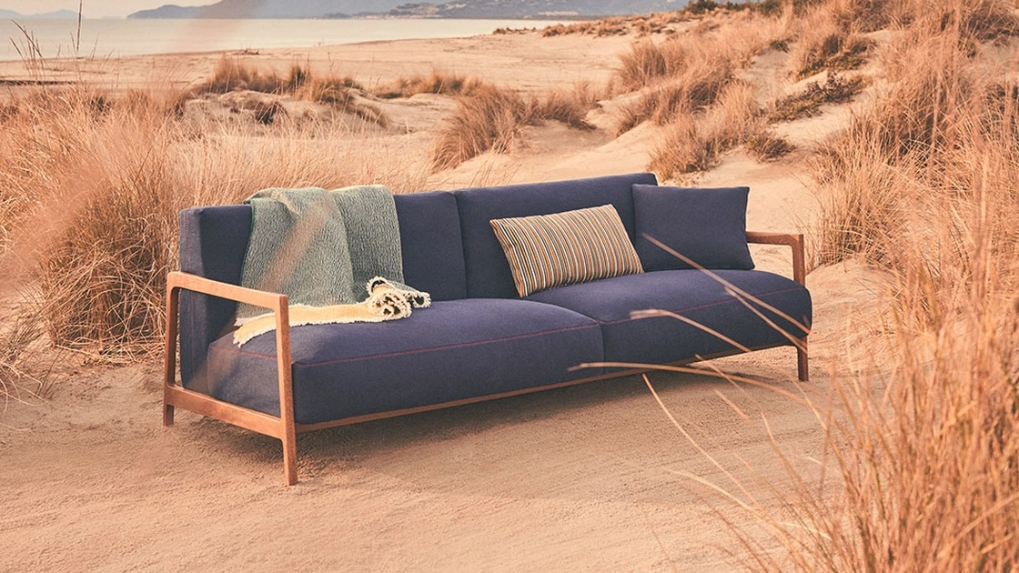 Divano imbottito Everyday Life Open Sofa di De Padova