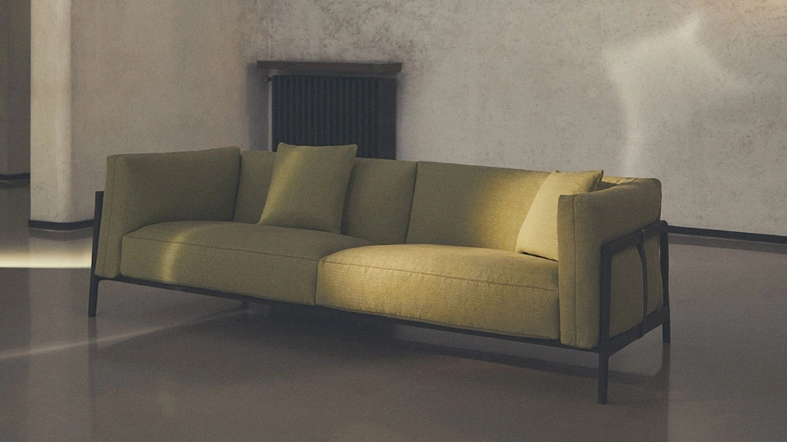 Divano lineare Everyday Life Sofa di De Padova