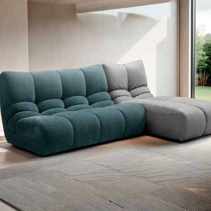 Divano con penisola Formosa di Franco Ferri