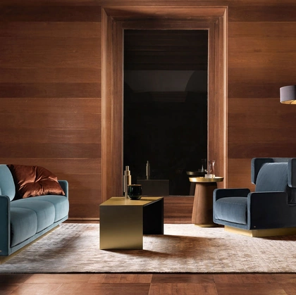 Salotto in tessuto Haring di Daytona Home