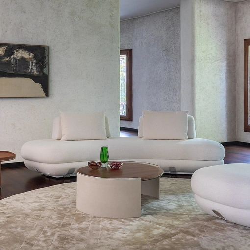 Salotto in tessuto imbottito Herman di Daytona Home