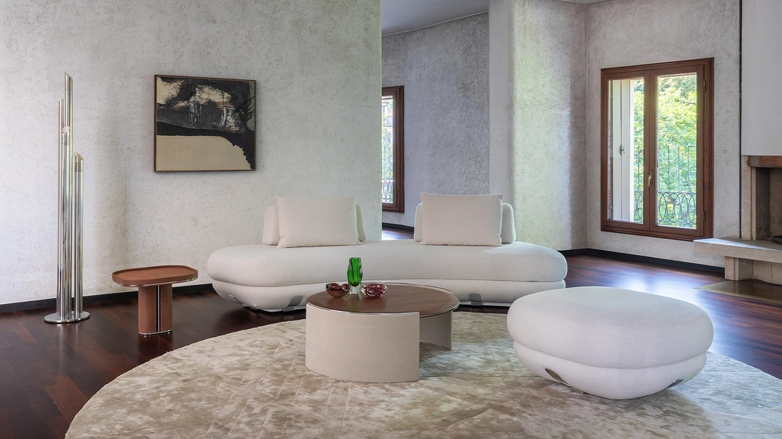 Salotto in tessuto imbottito Herman di Daytona Home