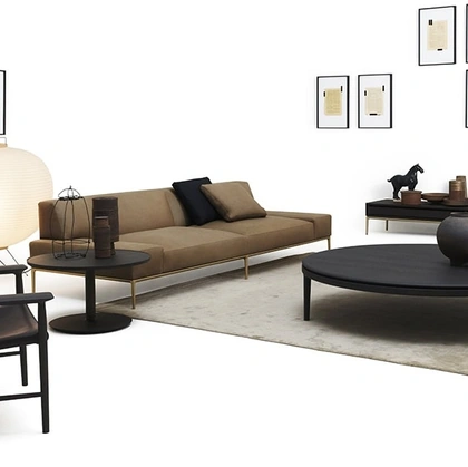 Divano lineare Horizontal Sofa ēdition di De Padova