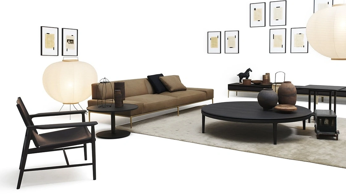 Divano lineare Horizontal Sofa ēdition di De Padova