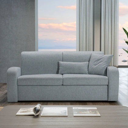 Divano letto lineare in tessuto Tidy di Kermes divani