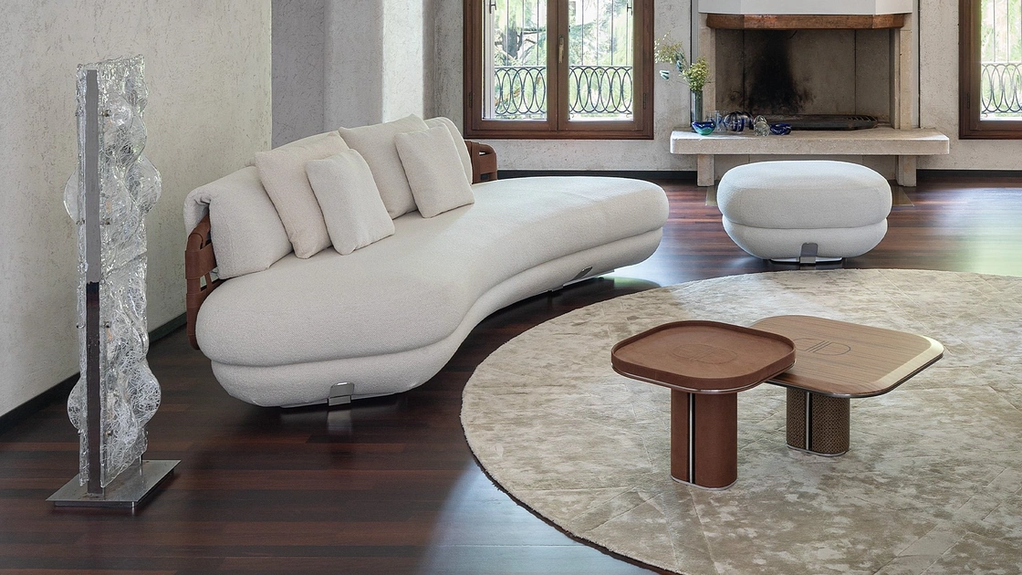 Salotto in tessuto imbottito Lee di Daytona Home