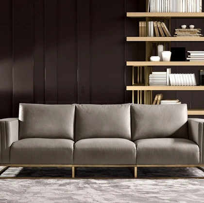 Divano in pelle Martin di Daytona Home