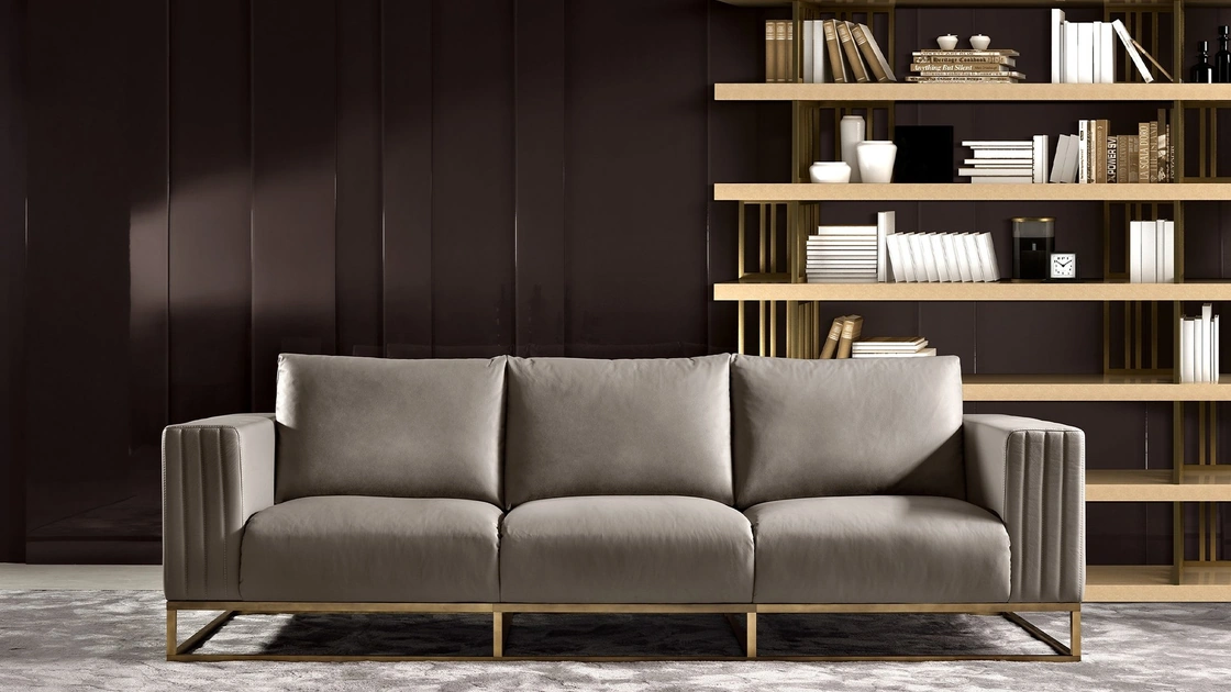 Divano in pelle Martin di Daytona Home