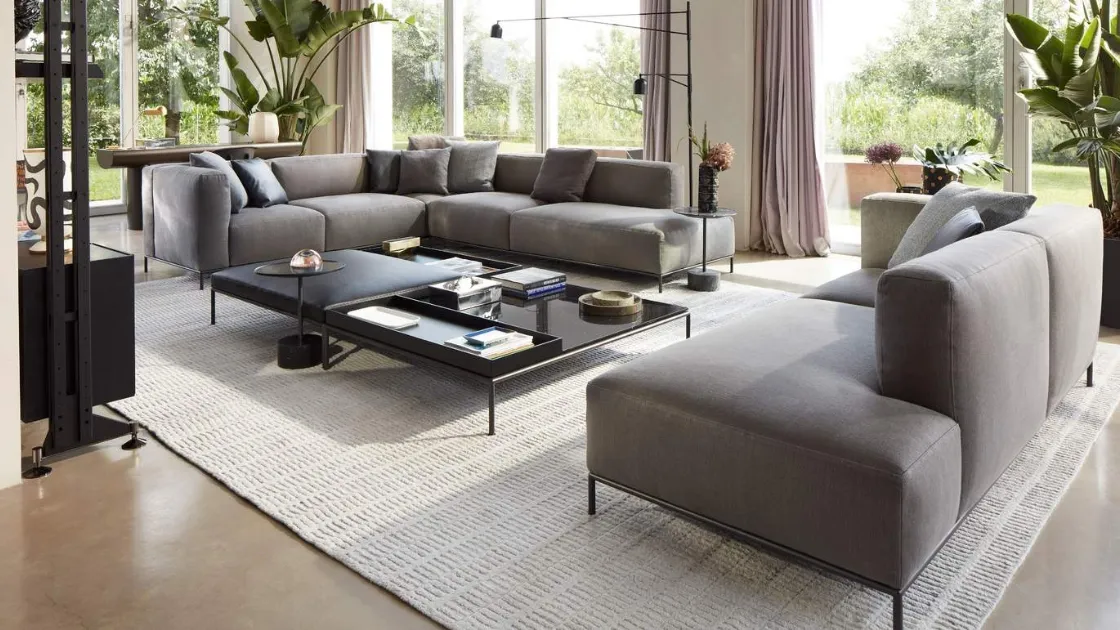 Divano angolare Mex-HI di Cassina