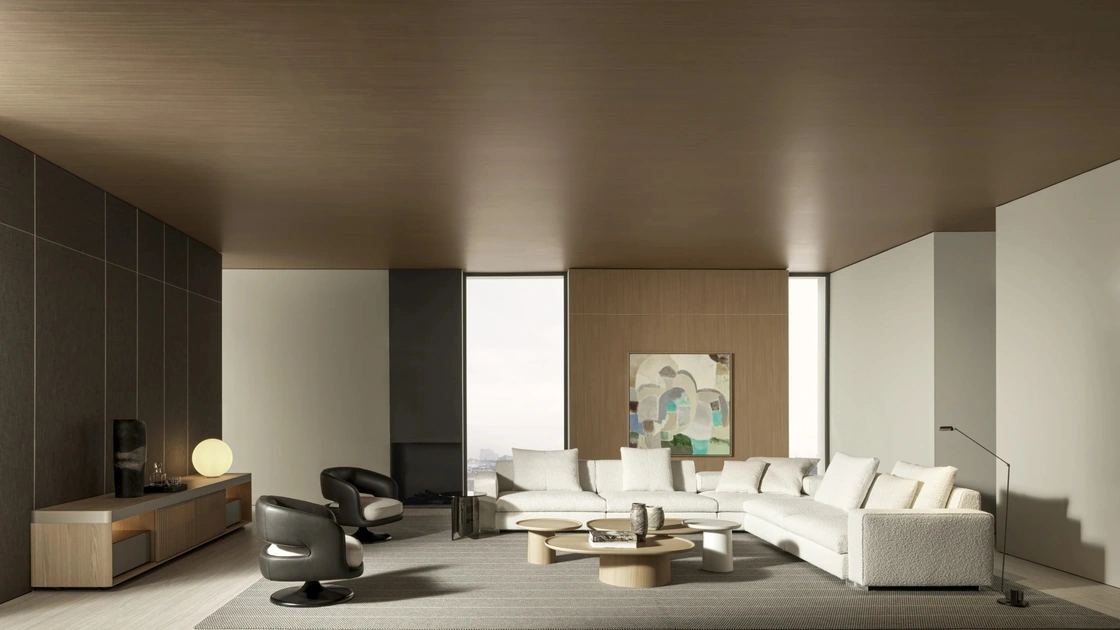 Divano angolare Turner di Molteni & C