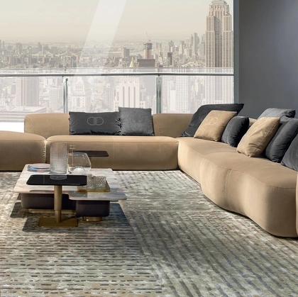 Divano angolare di design Santa Cruz di Daytona Home