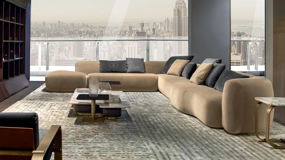 Divano angolare di design Santa Cruz di Daytona Home