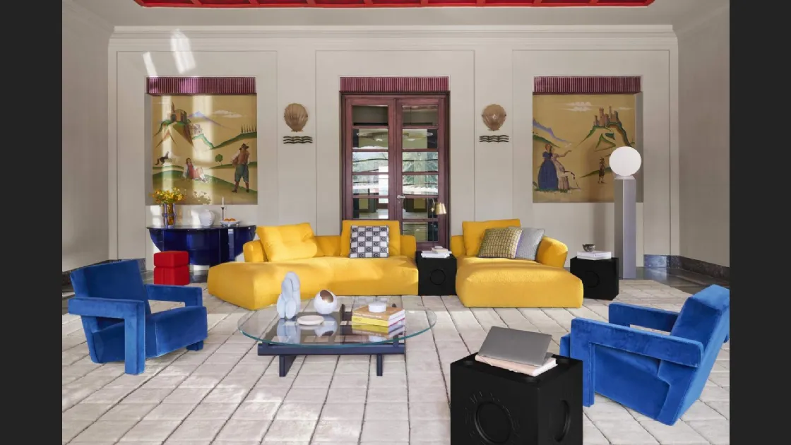 Divano con penisola Sengu Bold di Cassina