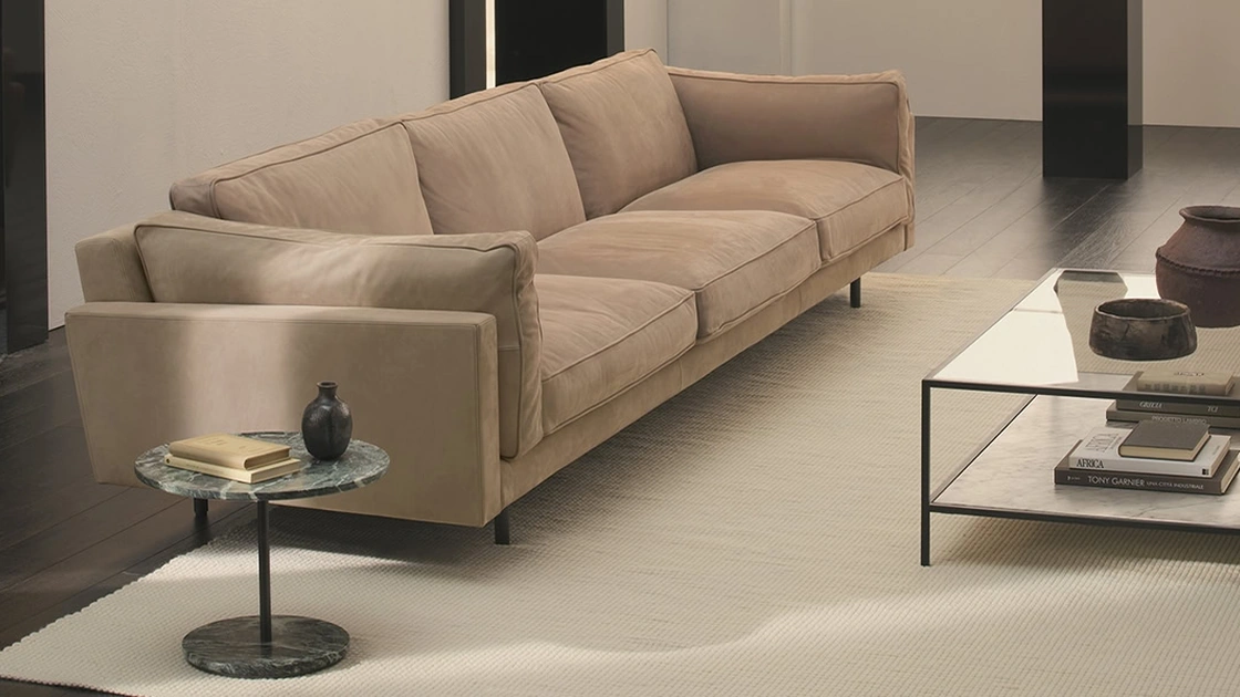 Divano lineare Square 16 di De Padova