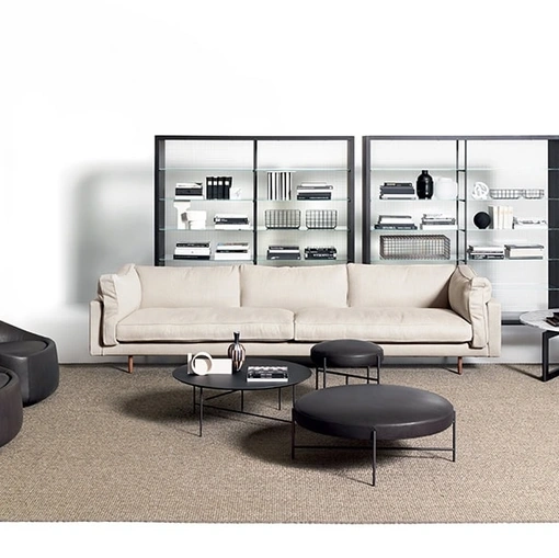 Salotto lineare Square XL di De Padova