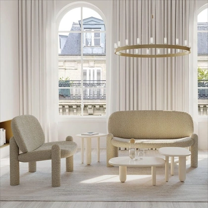 Salotto in tessuto Tottori di Driade