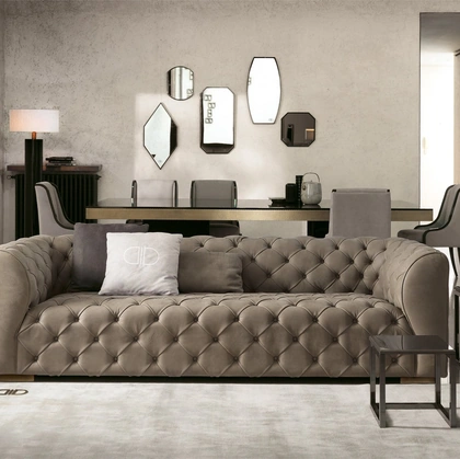 Divano trapuntato Vogue di Daytona Home