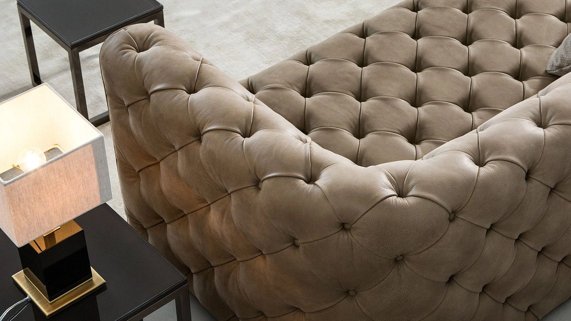 Divano trapuntato Vogue di Daytona Home