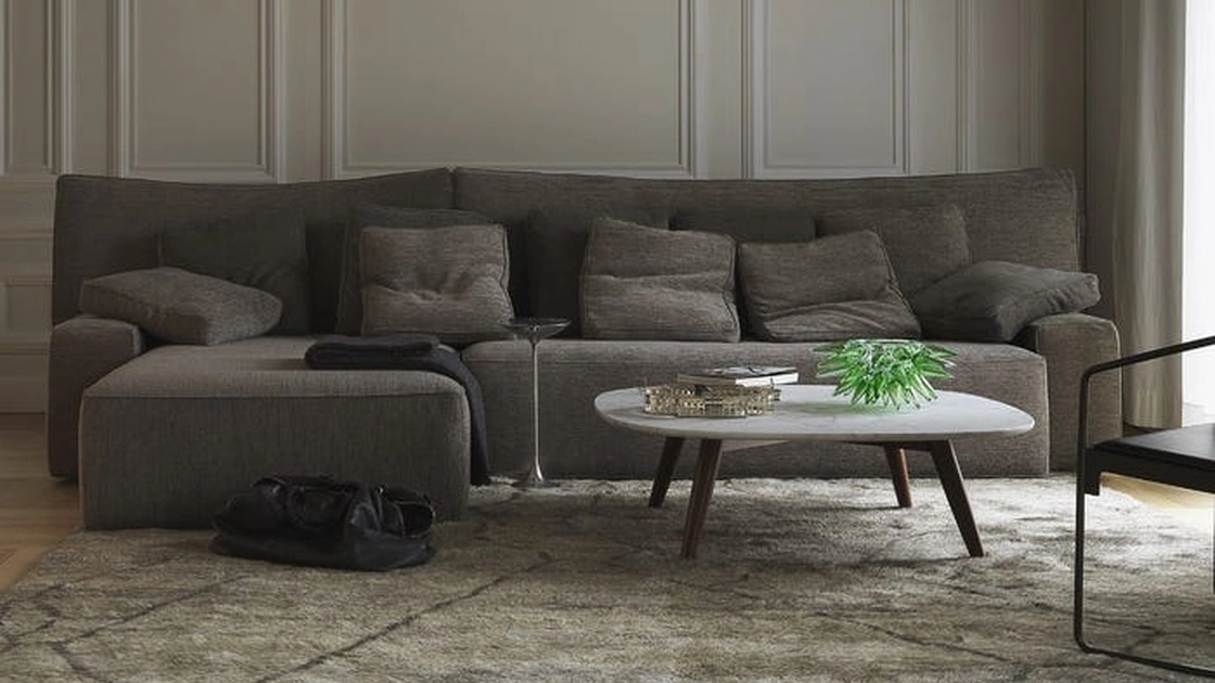 Divano con penisola Wow di Driade