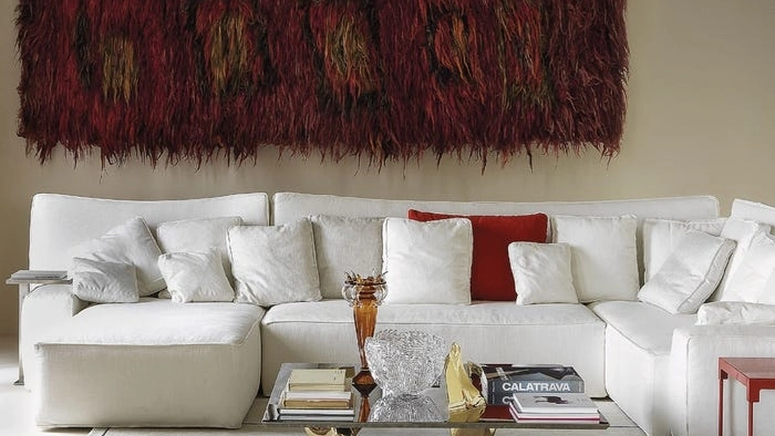 Divano con penisola Wow di Driade