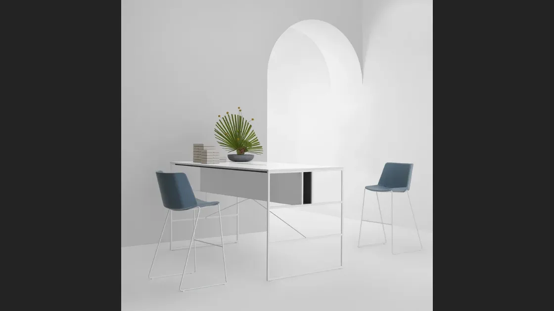 Sgabello Aïku Soft Stool di MDF Italia