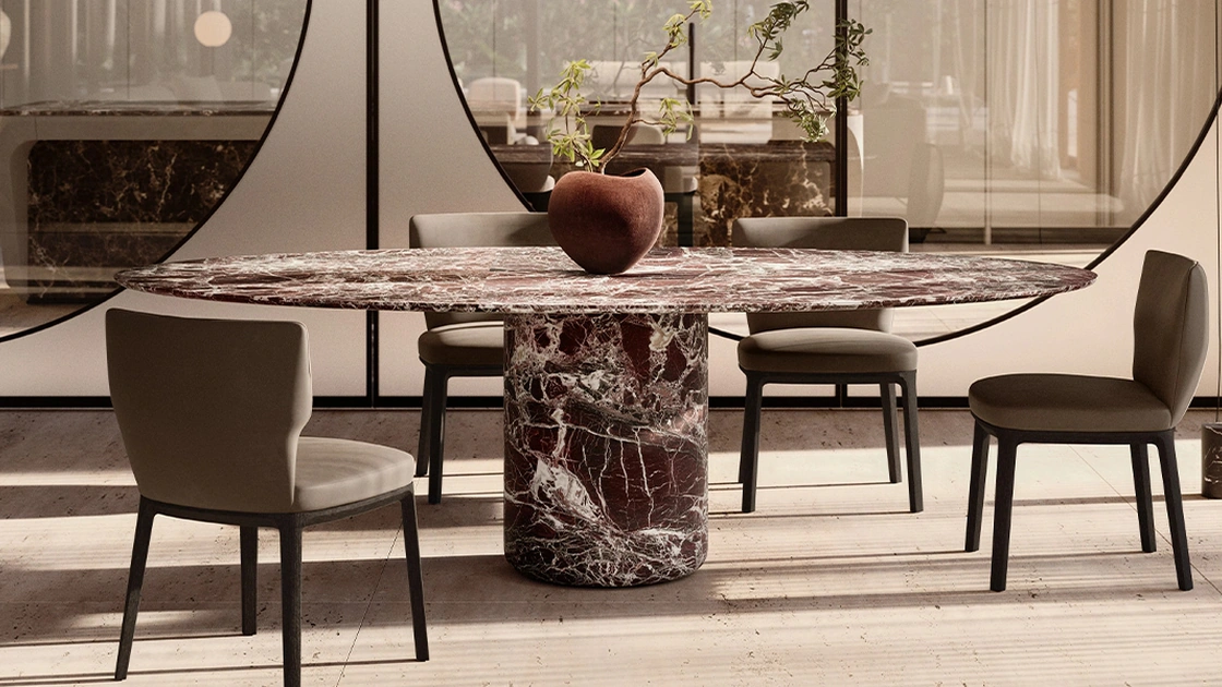 Sedia in tessuto Ami di De Padova