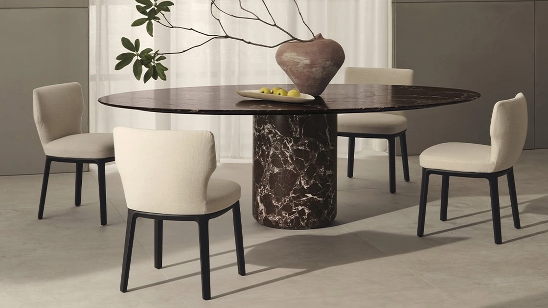 Sedia in tessuto Ami di De Padova