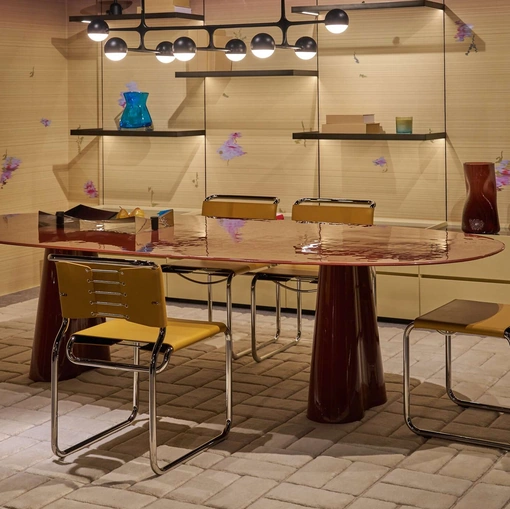 Sedia in cuoio CH66 di Cassina