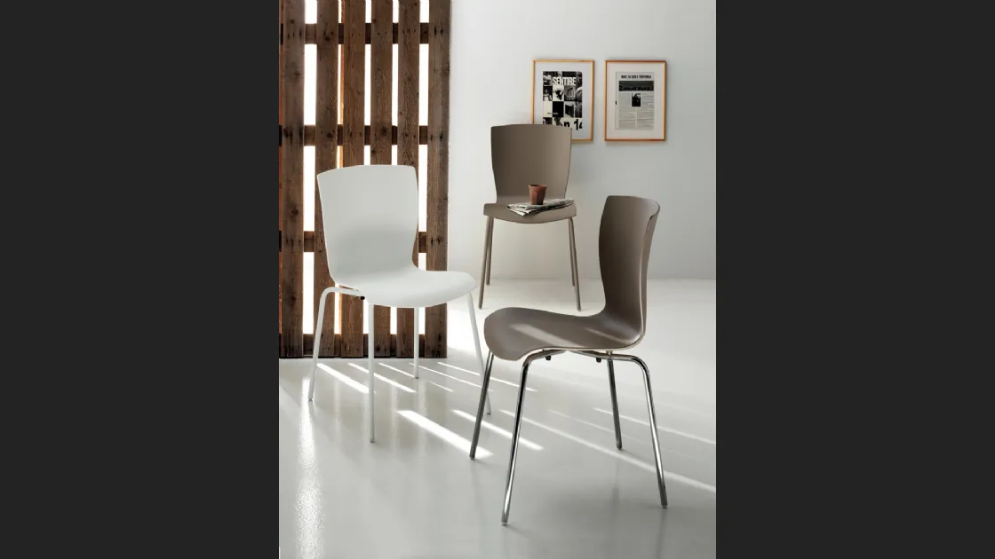 Sedia Chatty in polipropilene di Scavolini