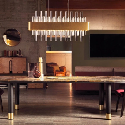 Sedia DL02 in tessuto imbottito di Daytona Home